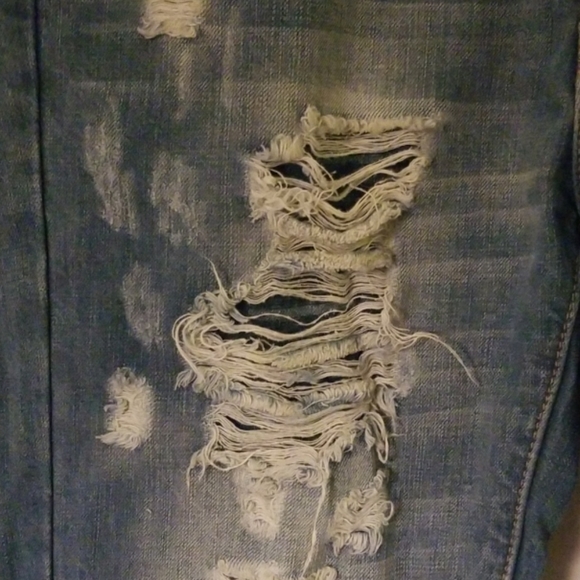 Machine Pour neuf mode Distressed jeans - Picture 3 of 8